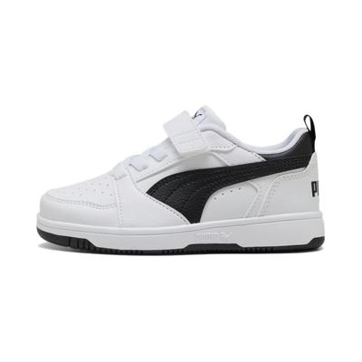 Rebound V6 Lo Bequeme Vielseitige Langlebige Unterstützung Low-Top Kinder Skateschuhe Kinder Skateschuhe Weiß Schwarz 397419-02