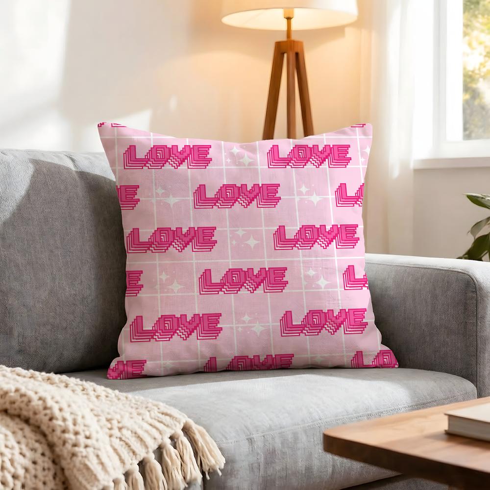 Holiday Valentine'S Day Cushion Cover 1Pcs Decorative Covers Soft Cushion Case For Sofa Couch Decor 40X40 45X45 Pillowcases