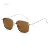 Metal Square Thin Frame Retro Sunglasses Women Men Fashion Sun Glasses Female Eyeglasses Shades gafas
