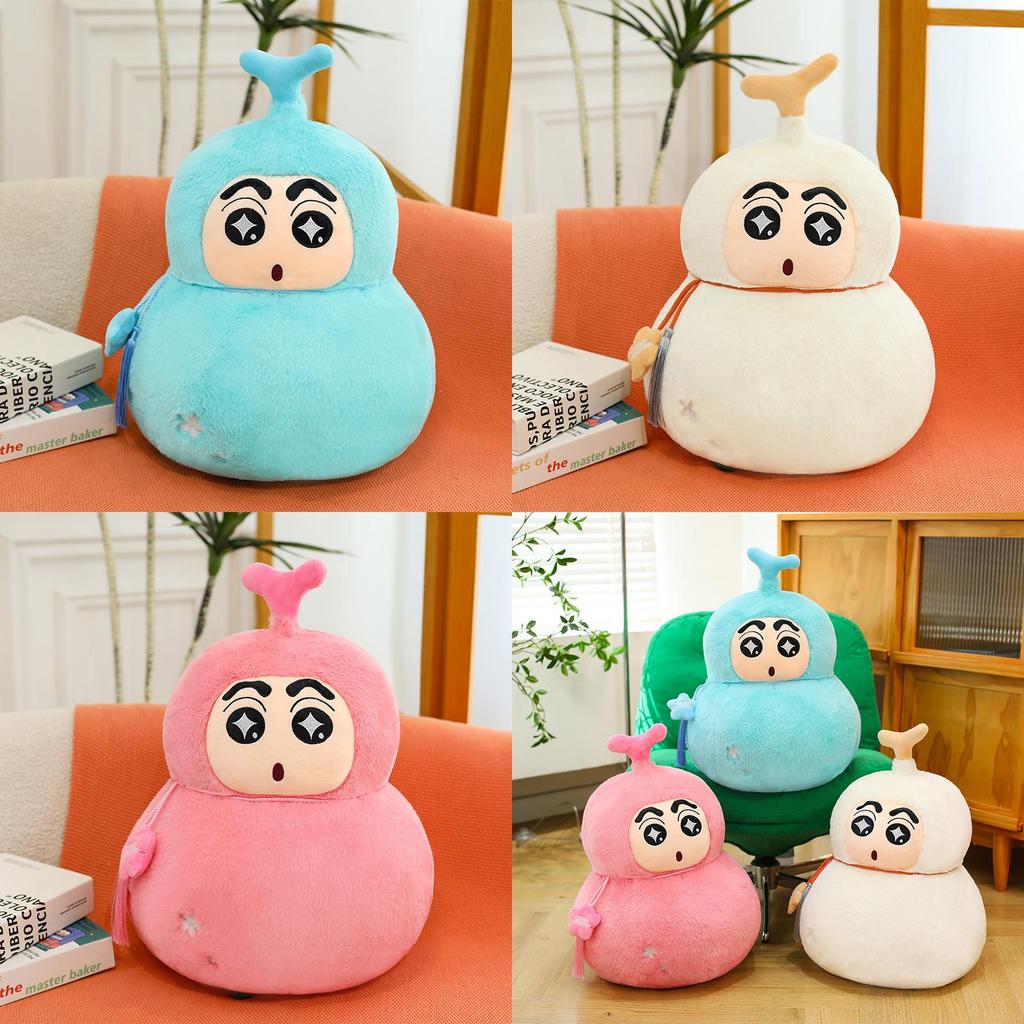Shinchan Crayon Plush Doll With Hulu Design And Pp Cotton Filling For Gift Kids