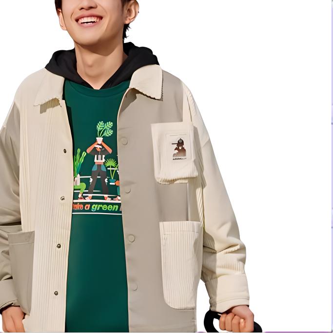adidas Neo Jacket Men's Ivory/Light Umber IK5085