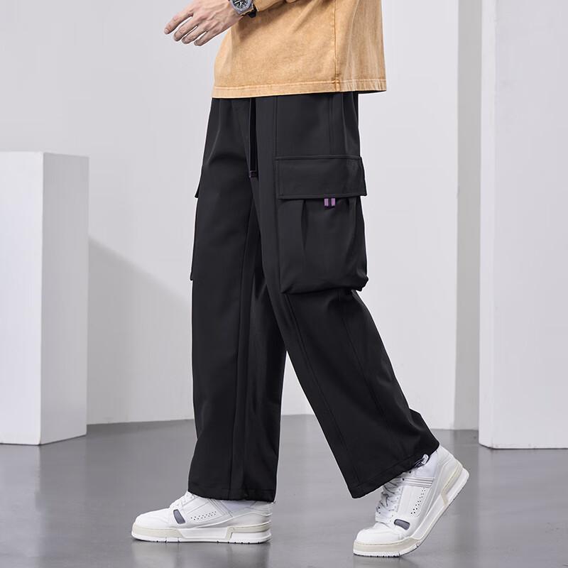 Men's Loose Fit Straight Leg Cargo Pants