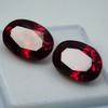 14.20 Ct Natural CERTIFIED Ruby Red Oval Cut Rare Loose Gemstone Pair A-1277456869