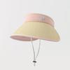 Summer New Hat Women's Big-brimmed Empty Top Hat Outdoor Cycling Sun Hat Portable Windproof Sun Hat