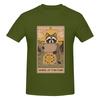 Wheel Of Fortune  Raccoons Tarot Smooth Tshirt Street Vibe Highdefinition Printing Tee