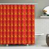 Red Flag Shower Curtain Vintage Soviet Union Communist Symbol Backdrop Decor Artistic Home Textile Modern Bathroom Accessories