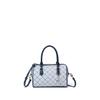 Mini Boston Bag Handbag Long Shoulder Bag Brand Logo Monogram Pattern Heart Charm PDLHJAB1 [Pinky & Dianne] 2-Way [Camping] Women's