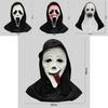 Gruselige Latex-Nonnenmaske für Halloween-Partys und schaurige Kostümveranstaltungen für Erwachsene
