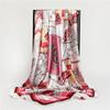 New Print Designer Scarves Silk Scarves Large Square Scarf Women Travel Shawl Headscarf 90cm Luxury Brand Foulard Bufandas