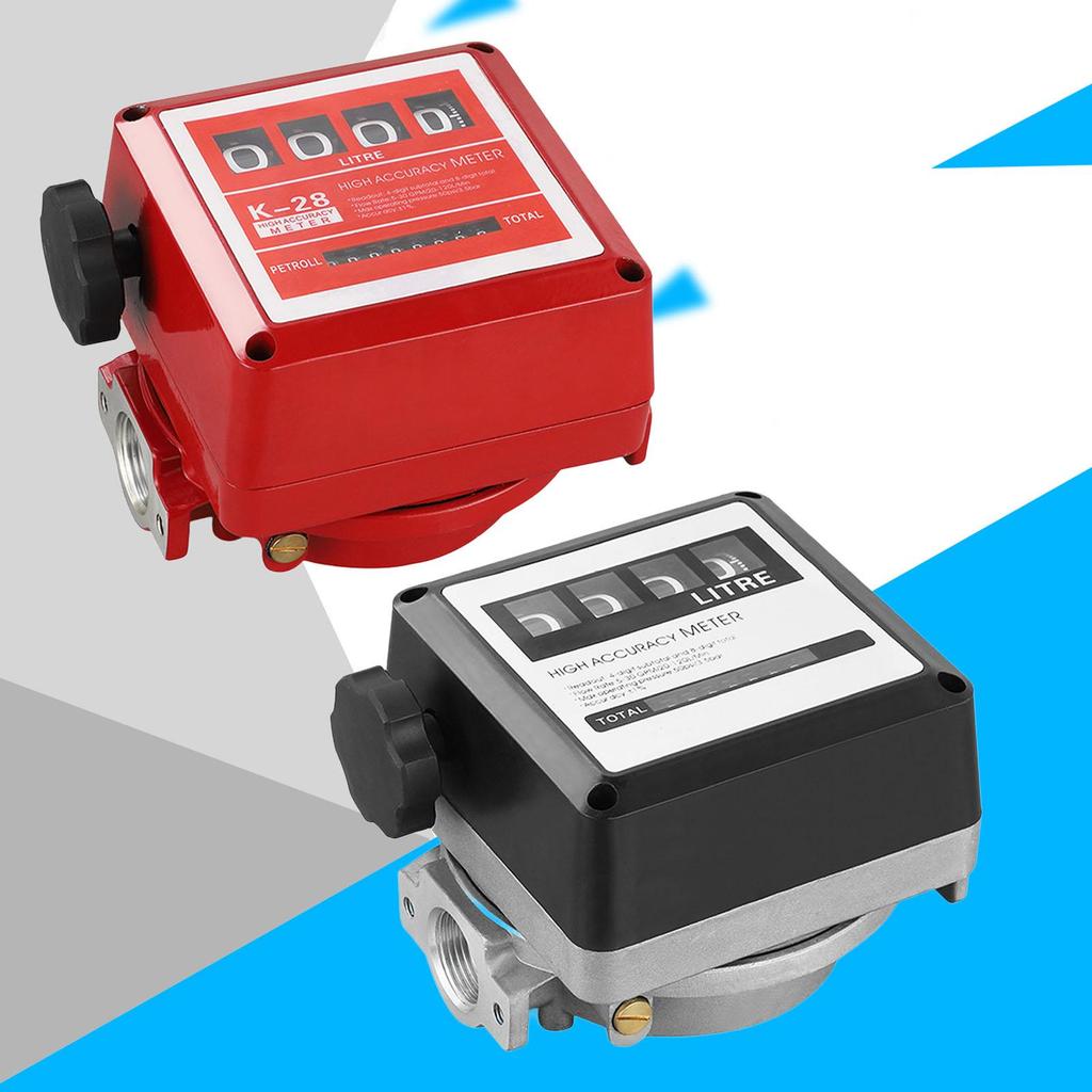 Mechanical Flow Meter Multipurpose ±1% Accuracy Oil Flow Liter Meter