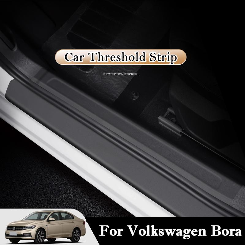 For Volkswagen VW Bora 2019-2026 Car Threshold Strip Protective Stickers Door Trunk Scratch Trampling Resistant Interior Film
