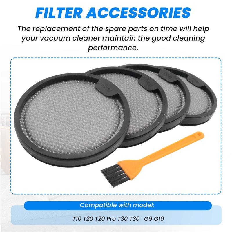 AEE4-HEPA Filter Compatible For Dreame T10 T20 T30 For Xiaomi G9 G10 Vacuum Cleaner Filter Elements Accessories