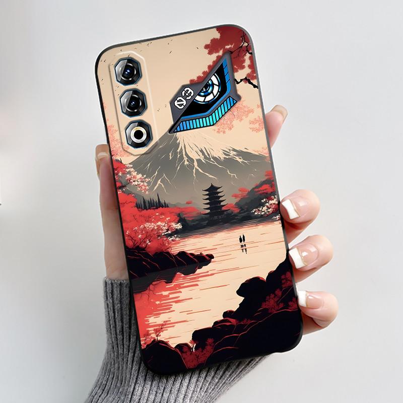 Für ZTE Nubia Neo 3 GT 5G Z2465N Hülle Süßes Kaninchen Schwarz Weiches TPU Silikon Stoßfeste Rückabdeckung Für ZTE Nubia NEO3 GT 5G Hülle