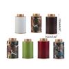 Portable Empty Tea Tin Can Reusable Tea Containers Travel Small Tea Packagings Box Vintage Tea Sealed Jar Easy To Use