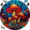 Wooden Puzzles Flowers Art Decoration Irregular Shape Puzzle Board Set Puzzle Toys for Adults Family