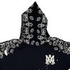 Used [Parallel Import] AMIRI BANDANA BLEACH ALL OVER HOODIE (Black) (M)