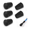 Trekking Pole Set of 5 Rubber Cap Climbing Stock Protection Walking Pole Cap Basket Stock Cap Rubber Tip Accessory Replacement Rubber Cap Replacement