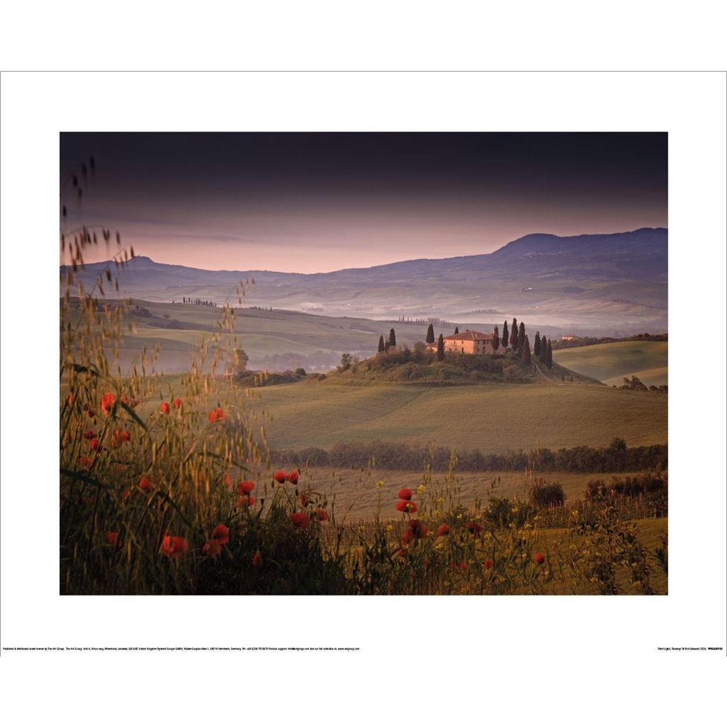 Rod Edwards First Light Tuscany Print