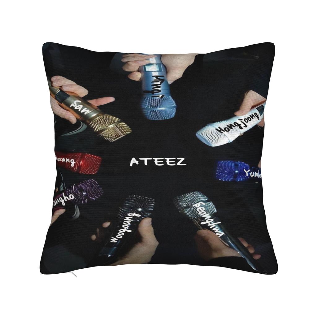 Seat Decor Ateez kpop k-pop band lemon drop Pillowcase Accessories  Pillow Cover Zippered Multi Size