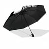 Esprit de Course à Chaque Tour Parapluie Automatique Compact de Voyage avec 8 Baleines Plastique et Fer Durables Toutes Saisons Accessoire de Voyage Élégant Cadeau Spirituel