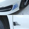 8Pcs Car Spoiler Front Bumper Fin Splitter Anti-Collision Carbon Fiber Look Rubber Protector Guards car protector