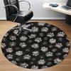 1pc Paw Prints Chair Carpet for Office, Non-slip, Soft and Durable Office Rug, Perfect for Office Yy251227162