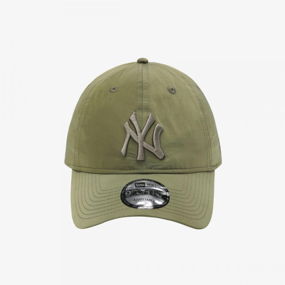 New Era Ny Yankees Nylon Metal Unstructured Baseball Cap Khaki