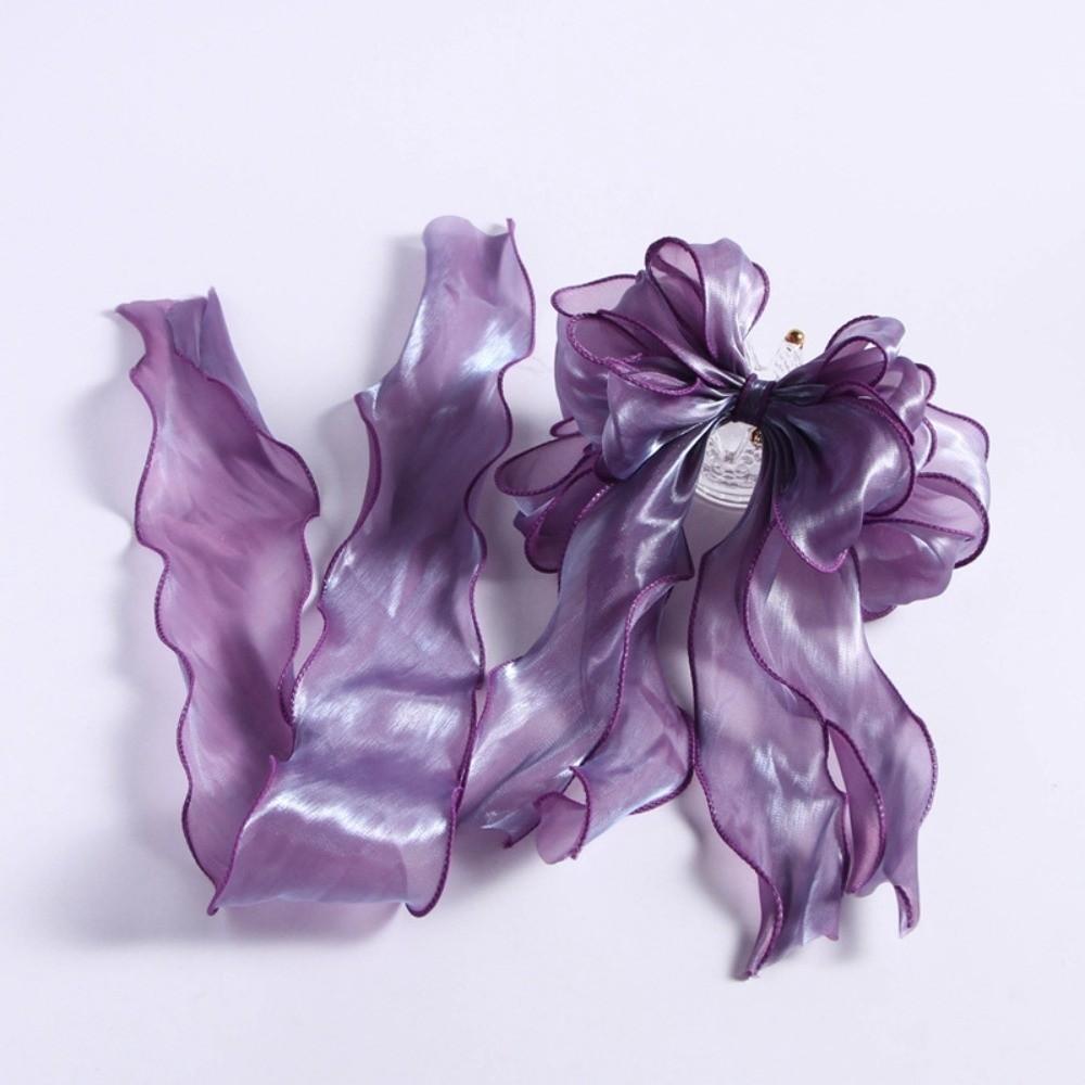 11Yards Decoration Wavy Edge Shiny Metallic Ribbon Gift Wrapping DIY Crafts Colorful Organza Ribbon Shiny Sheer Ribbon Sewing