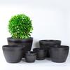 Flowerpot with Built-In Drainage System Rustic Style Garden Container Entryway Decorative Planter Barrel Flowers Herbs Vegetables Small Shrubs Balcony