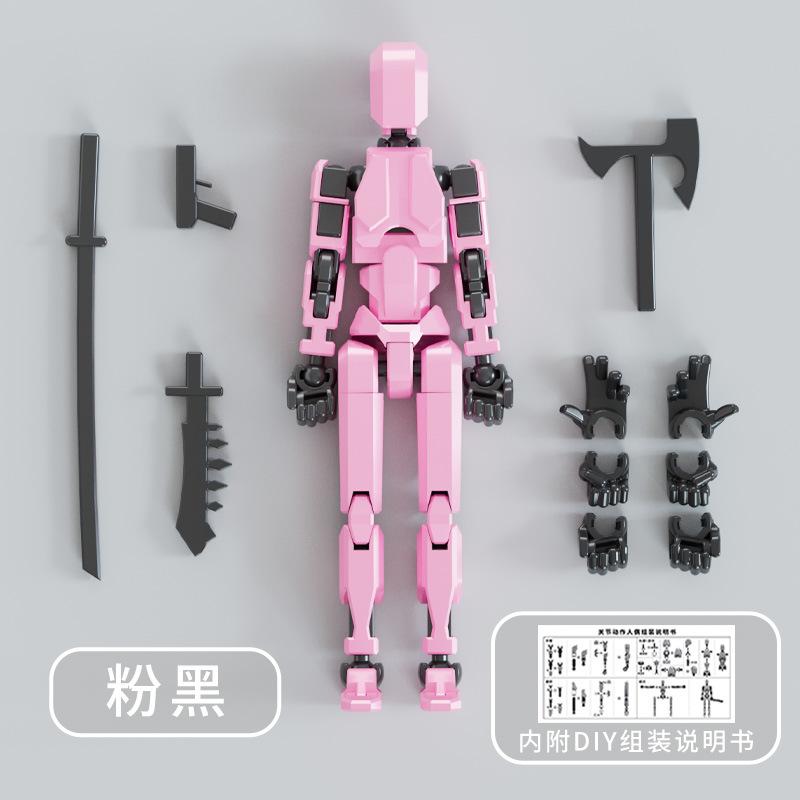 3D-gedrucktes Schaufensterpuppen-Actionfiguren-Spielzeug Dummy 13 Formwandler Roboter Mehrgelenkig Beweglich Kinder Erwachsene Eltern-Kind-Spiele Geschenke