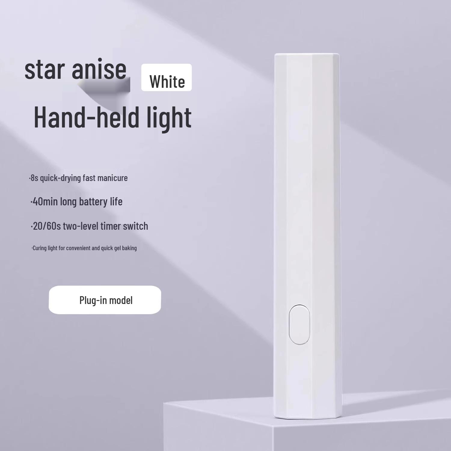 Portable Wearable Mini UV Nail Lamp for Quick Gel Polish Curing and Fast Drying