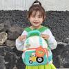 Capacity Large Backpack Cartoon Tractor Girls Boys Baby Kindergarten Bag School