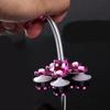 Car Double Suction Cup Mobile Phone Holder Petal Shaped Sucker Universal Vehicle Bracket Automobile Cellphone Stand