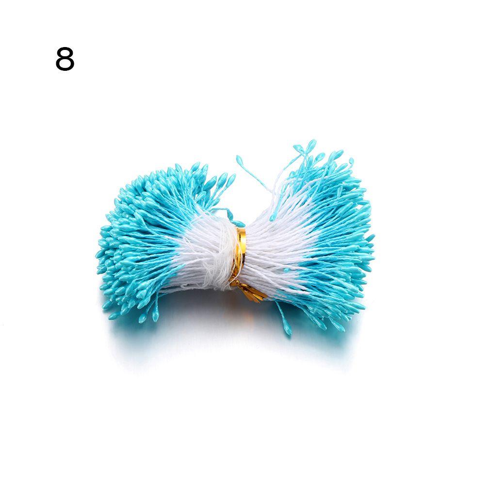 Wedding Decoration Hand-made Double Heads DIY Floral Craft Flower Stamen Pistil Artificial Pearl