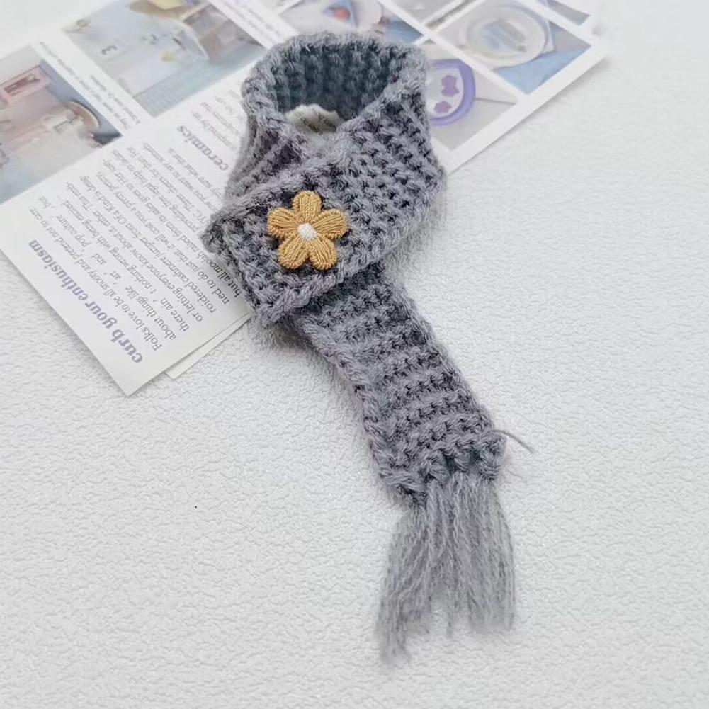 Dollhouse Miniature Knitting Scarf Ornament DIY Dolls Clothing Accessories Dress Up for Birthday Gift