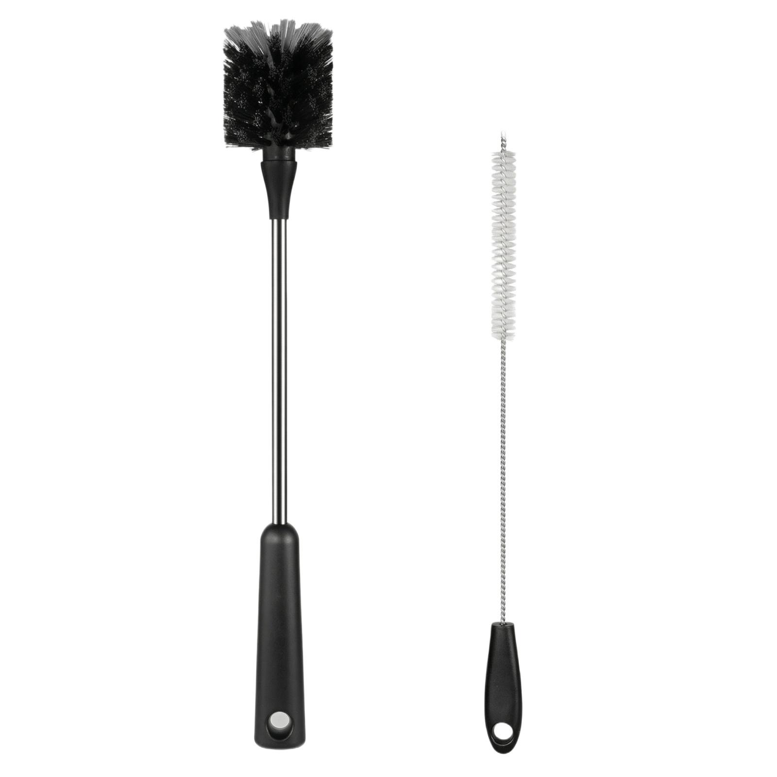 Stainless Steel Baby Bottle Brush – Multifunctional Crevice,  And Straw Cleaning Brush One Size