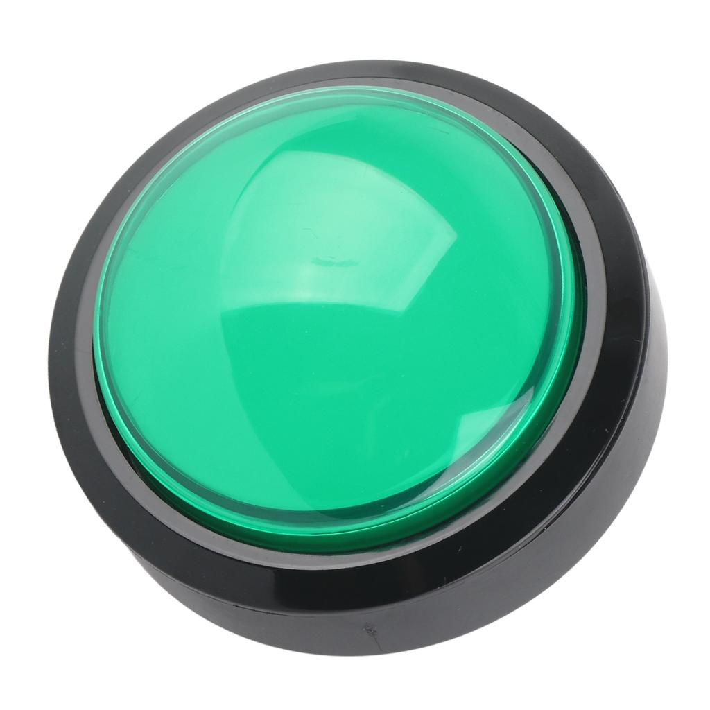 60mm Big Convex Button 2‑Foot Switch Button with LED Light for Crane Machine Game ConsoleRed