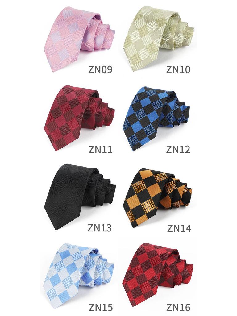 Men's Luxury Jacquard Embroidered Tie Gift Set with Custom Logo.