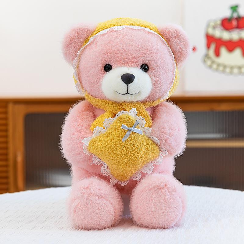 Love Variety Bear Plush Toy Wedding Gift Confession Teddy Bear Ring Doll