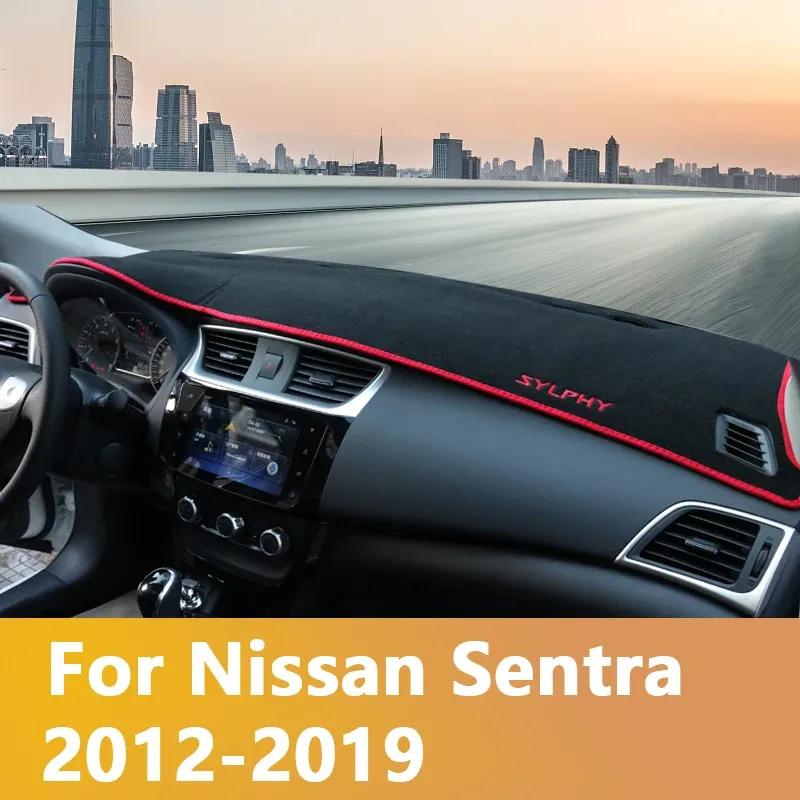Car dashboard Avoid light pad trument platform desk cover Mats Carpets For Nissan Sentra 2013 2014 2015 2016 2017 2018
