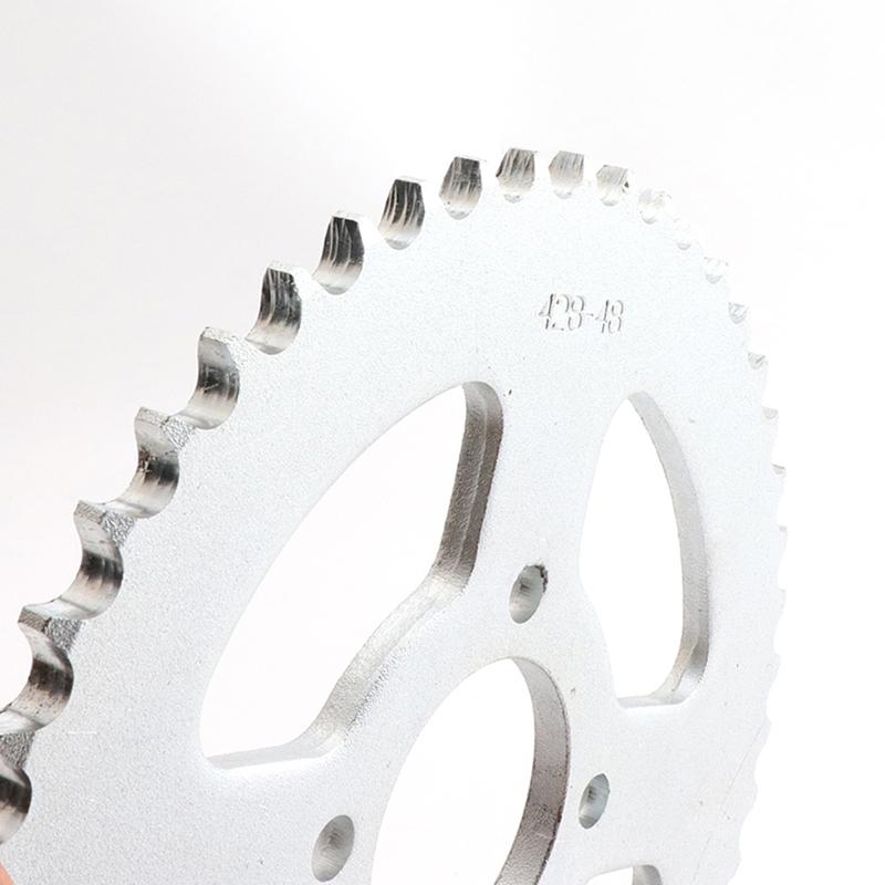 420/428 Chain Rear Sprocket 48mm-68mm Fit For 50cc 70cc 90cc 110cc 125cc ATV Go Kart Buggy Quad Dirt Bike Trike Motorcycle Parts