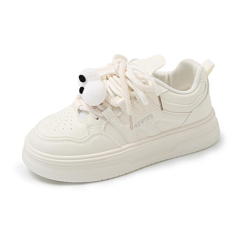 2025 Little White Shoes Children's Autumn New Korean Version Ins Female Students' Leisure Sports Versatile Board Shoes Street Shooting YM28