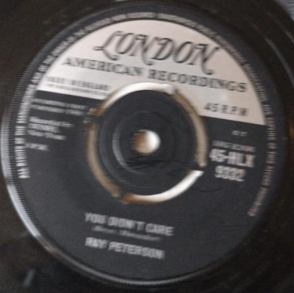 

7inch Record RAY PETERSON - Sweet Little Kathy / You Didn t Car 45HLX9332 LONDON 1960 UK Rock Used