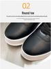 Four Seasons Men's Black Casual Skateboard Slip-On Loafers - Lightweight Lace-Up Sports Shoes for Students