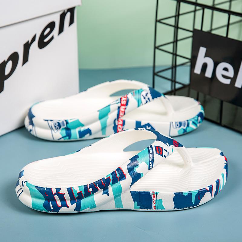 Summer Slippers Men EVA Lightweight Flip Flops Beach Sandals Non-slip Casual Flat Shoe 2025 Slippers Indoor Shoes Outdoor Slides