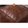 Large Capacity PU Leather Ottoman Non-Slip Unstuffed Cushion Cover Minimalist Storage Stool  Tatami