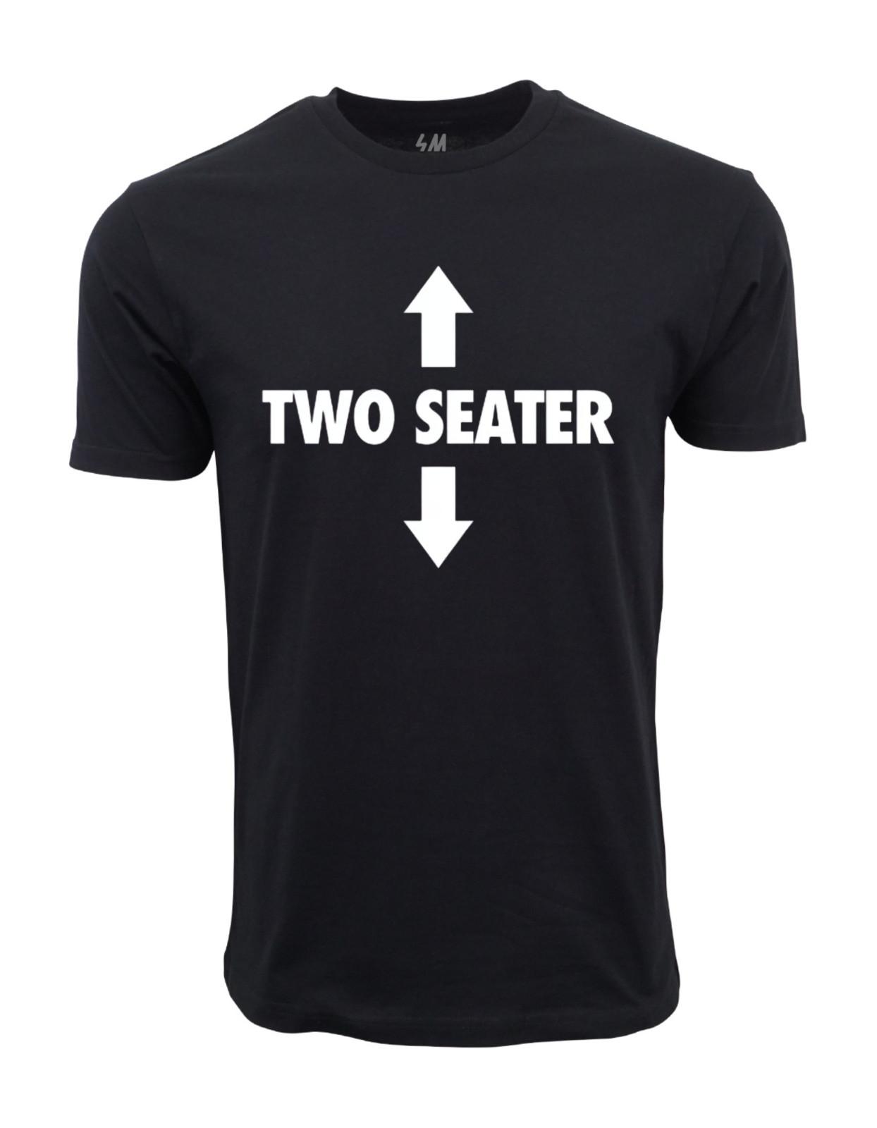 TWO SEATER MENS GRAPHIC T SHIRT XL