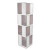 Rotating Bookshelf 360 Display Floor Standing Bookcase Storage Rack Corner Bookshelf for Small
