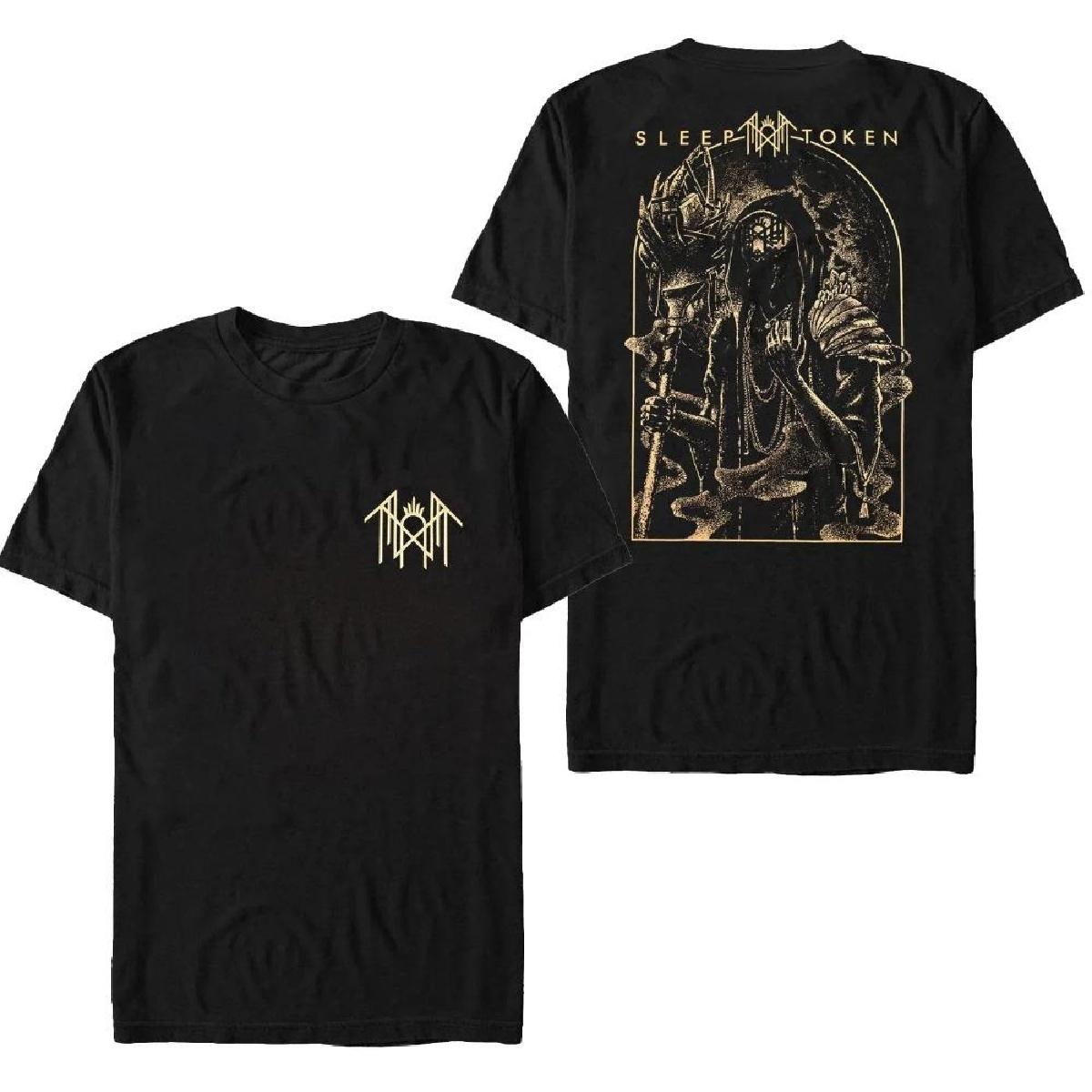 

2025 SS S-sleep Tokens Metal Band Хлопковая футболка унисекс для мужчин и женщин Летняя свободная повседневная футболка с коротким рукавом в винтажном стиле в стиле ретро XXXXXL