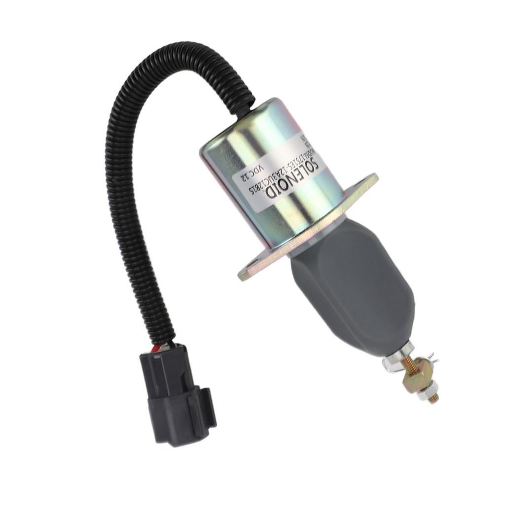 12V Fuel Shut Off Solenoid 1751ES 12A3UC12B1S Accurate Fuel Cut Off Stop Solenoid Valve for Generator Engine